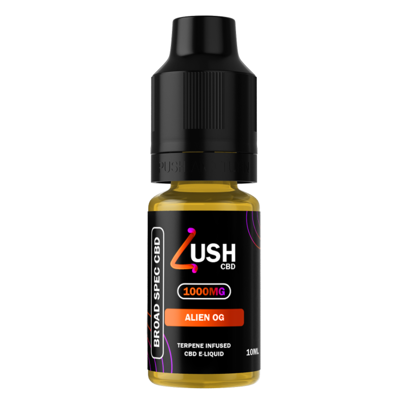 Alien OG - Lush CBD 10ml Terpene Infused Broad Spectrum CBD E-liquid