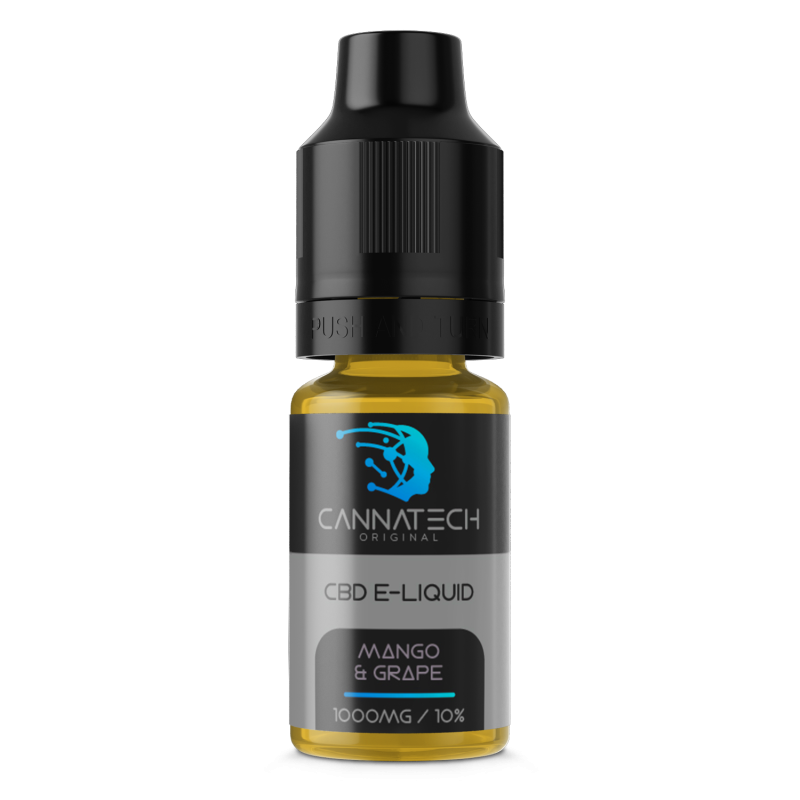 Mango & Grape - Cannatech 10ml Flavoured CBD E-Liquid