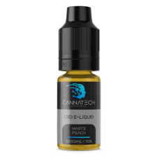 White Peach - Cannatech 10ml Flavoured CBD E-Liquid