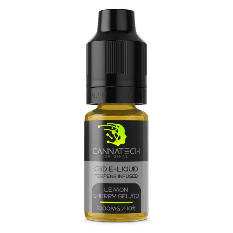 Lemon Cherry Gelato - CANNATECH 10ML TERPENE INFUSED CBD E-LIQUID