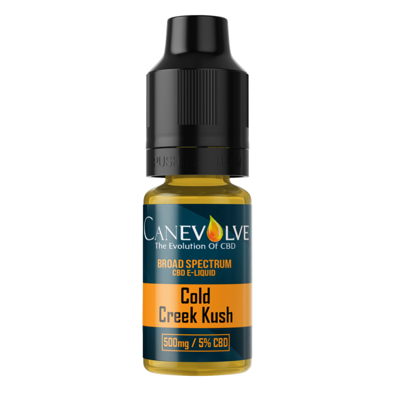 Cold Creek Kush - Broad Spectrum -  Terpene Infused - 10ml - CBD E-LIQUID