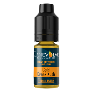 Cold Creek Kush - Broad Spectrum -  Terpene Infused - 10ml - CBD E-LIQUID