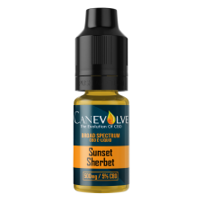 Sunset Sherbet - Broad Spectrum - Terpene Infused - 10ml - CBD E-LIQUID