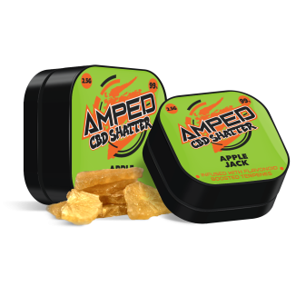 Applejack Amped CBD Shatter 99%