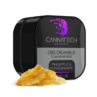 Pineapple & Pomegranate Cannatech CBD Crumble - 1g