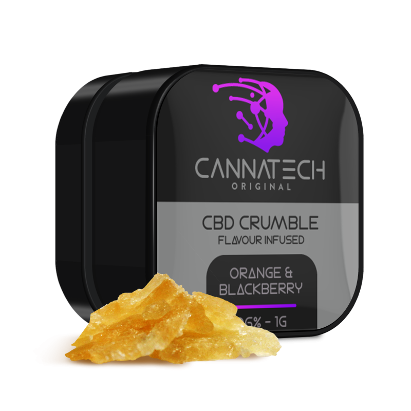 Orange & Blackberry Cannatech CBD Crumble - 1g