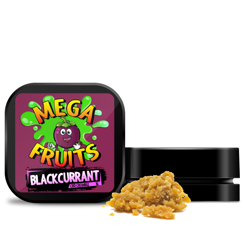 Blackcurrant - Mega Fruits Crumble - 1g