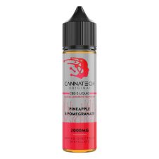 Pineapple & Pomegranate - Cannatech 2000mg Broad Spectrum CBD - 50ml