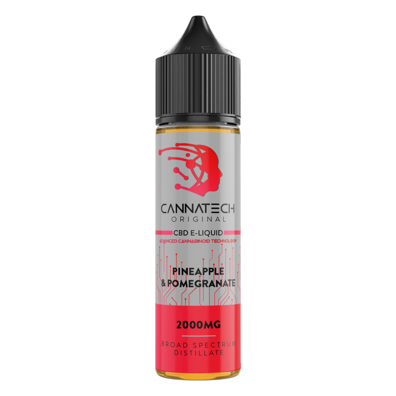 Pineapple & Pomegranate - Cannatech 2000mg Broad Spectrum CBD - 50ml