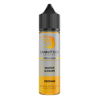 Mango & Grape - Cannatech 2000mg Broad Spectrum CBD - 50ml