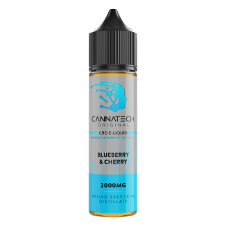 Blueberry & Cherry - Cannatech 2000mg Broad Spectrum CBD - 50ml