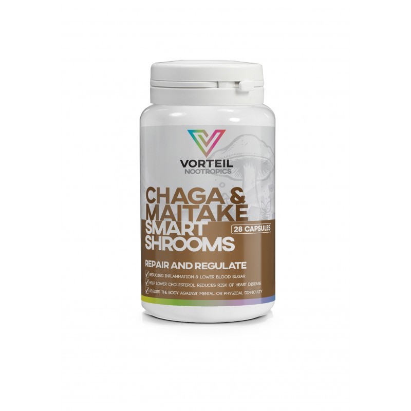 Chaga & Maitake Mushroom Capsules Repair and Regulate