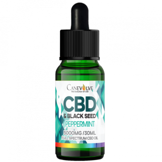 Peppermint - 5000mg CBD & Black Seed Oil Tincture 30ml