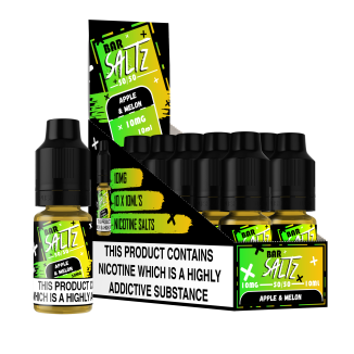 Apple & Melon - Bar Saltz 10ml - 10mg - 50/50