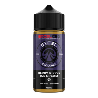 Berry Ripple Ice Cream - Excel CBD 10,000mg CBD/CBG 120ML