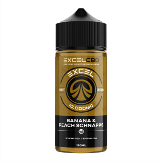 Banana & Peach Schnapps - Excel CBD 10,000mg CBD/CBG 120ML